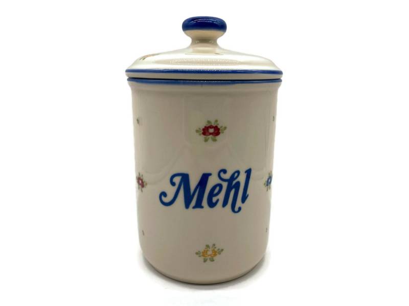 Zeller Keramik Tafelservice Vorratsdose Mehl 1,00 l, Keramik von Zeller Keramik