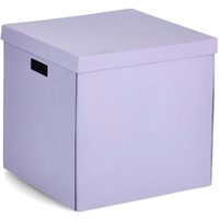 Zeller Present Aufbewahrungsbox beschriftbar, recycelter Karton von Zeller Present