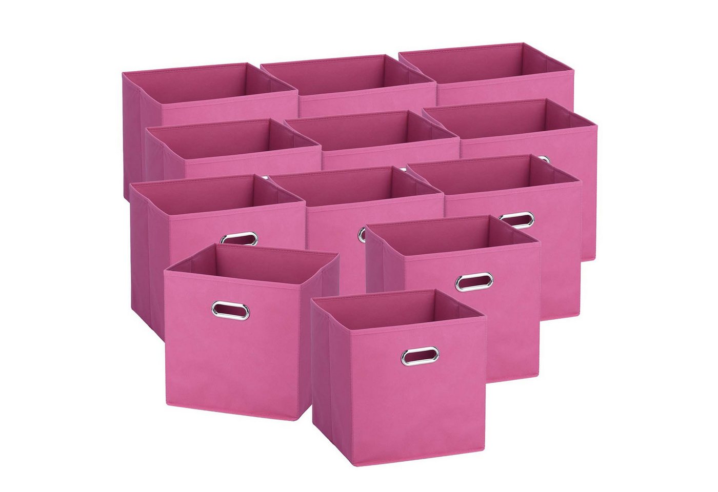 Zeller Present Aufbewahrungsbox 12 Aufbewahrungsboxen mit Griff, Vlies - Pink Zeller Present Aufbewahrungsbox 12 Aufbewahrungsboxen mit Griff, Vlies - Pink von Zeller Present