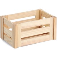 Zeller Present Aufbewahrungsbox "Leisten, Kiefer" natürliches Holz, vielseitig, Stecksystem von Zeller Present