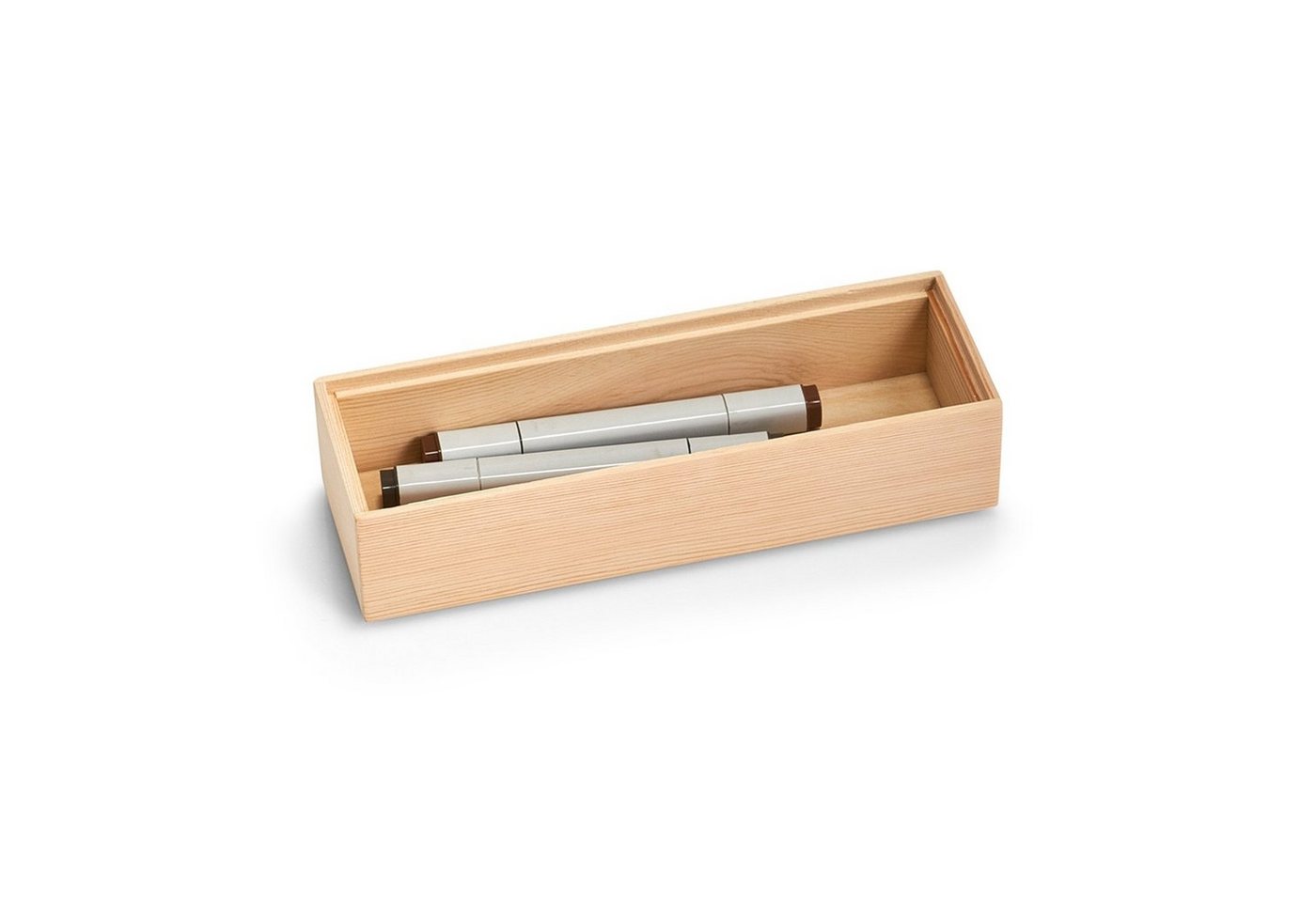 Zeller Present Aufbewahrungsbox Ordnungsbox aus Kiefernholz Allzweckkiste 23x7,5x5 (Stück, 1 St., 1 Aufbewahrungskiste), Aufbewahrungskiste von Zeller Present