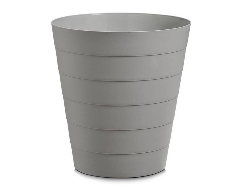 Zeller Present Badmöbel-Set Abfalleimer, 13,5 ltr., Kunststoff, grau von Zeller Present