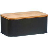 Zeller Present Brotkasten 1 Stk. tlg. Länge ca. 31 cm, schwarz von Zeller Present