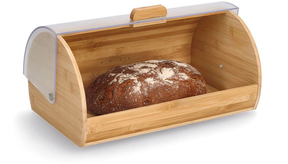 Zeller Present Brotkasten, Bambus, Kunststoff, (1-tlg), integrierte Klappfunktion von Zeller Present