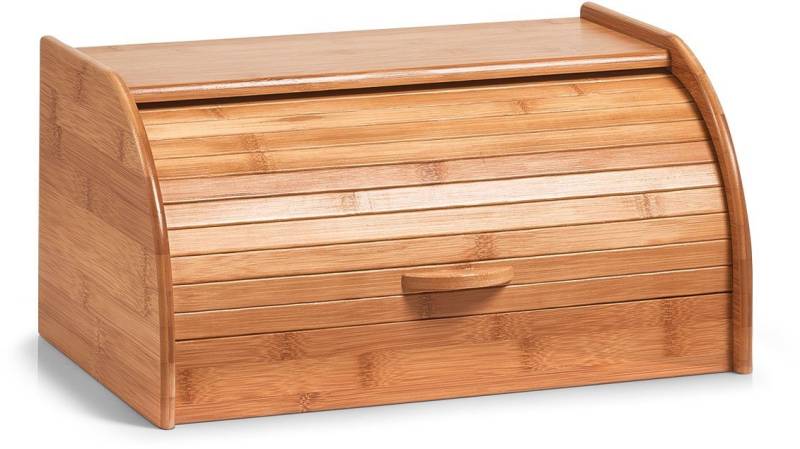 Zeller Present Brotkasten Bamboo, Bambus, (1-tlg), aus Bambusholz, mit Rollvorrichtung, mit Griff auf der Vorderseite von Zeller Present
