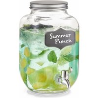 Zeller Present Getränkespender "." Glas, zum Beschriften, 3,8 Liter von Zeller Present