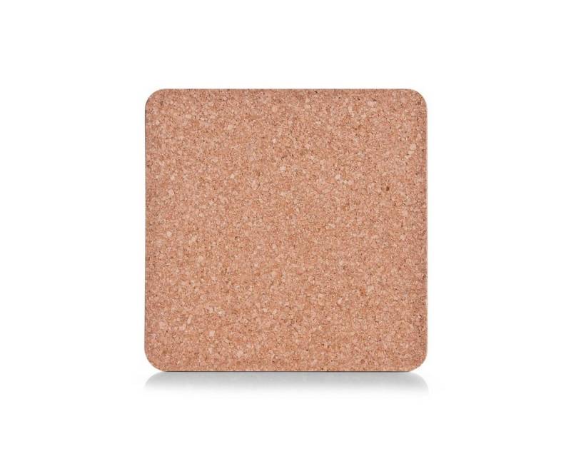 Zeller Present Glasuntersetzer Untersetzer, Kork, 24,5 x 24,5 cm von Zeller Present
