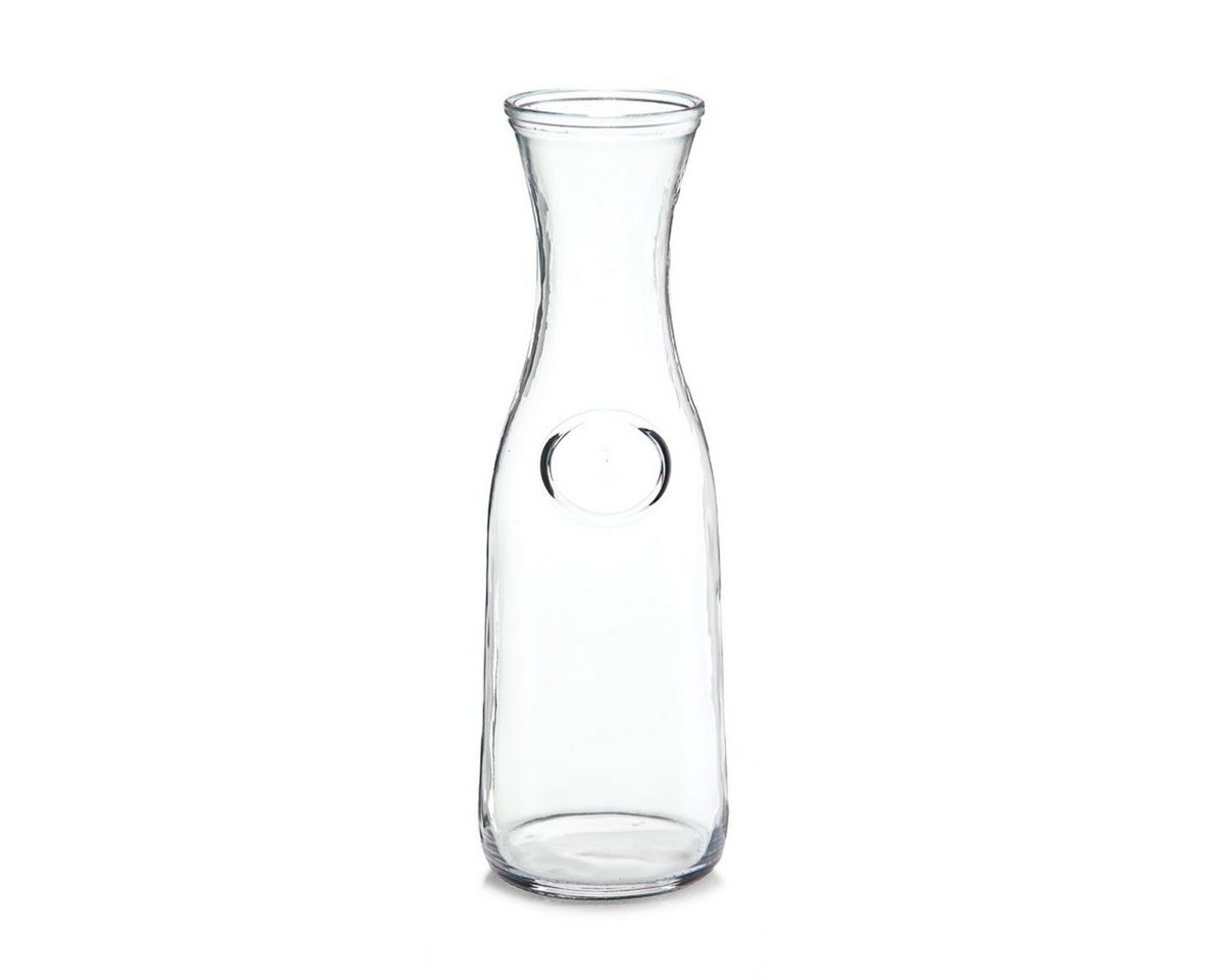 Zeller Present Karaffe Glaskaraffe, 1000 ml, Glas, transparent, Ø9,5 x 27 cm von Zeller Present