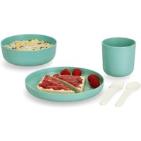 Zeller Present Kindergeschirr-Set (je 1 Teller, Schüssel, Tasse, Gabel, Löffel) von Zeller Present