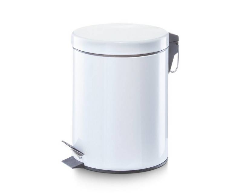 Zeller Present Mülleimer Treteimer, 5 ltr., Metall, weiß, Ø20,5 x 28 cm Zeller Present Mülleimer Treteimer, 5 ltr., Metall, weiß, Ø20,5 x 28 cm von Zeller Present
