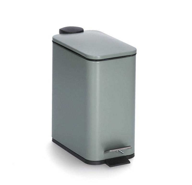 Zeller Present Mülleimer Treteimer m. Soft Close, 5 ltr, Metall/Kunsststoff von Zeller Present