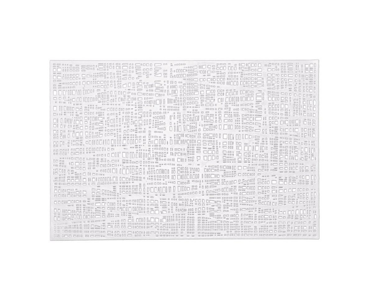 Platzset, Scribble, Zeller Present, (1-St), Kunststoff, weiß, 45 x 30 cm (1 Stück) von Zeller Present