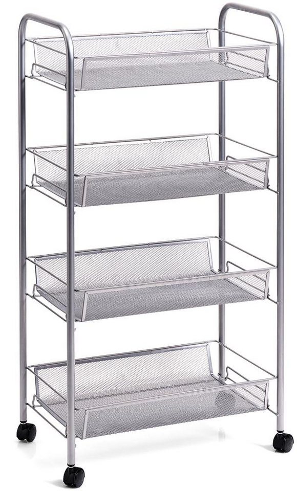 Zeller Present Rollwagen Mesh, mit vier Ablagekörbe, Höhe 83,5 cm von Zeller Present