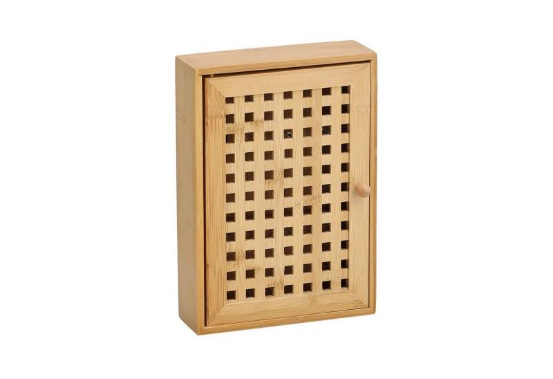 Zeller Present Schlüsselkasten Zeller Schlüsselkasten aus Bambus mit 8 Haken und Magnetverschluss von Zeller Present