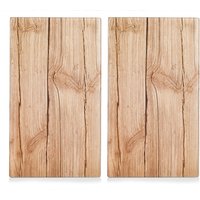 Zeller Present Schneide- und Abdeckplatte "Wood" Elastikfüßen von Zeller Present