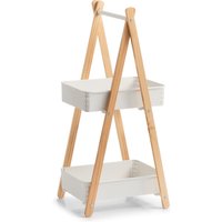 Zeller Present Ablageregal Standregal mit 2 Körben von Zeller Present