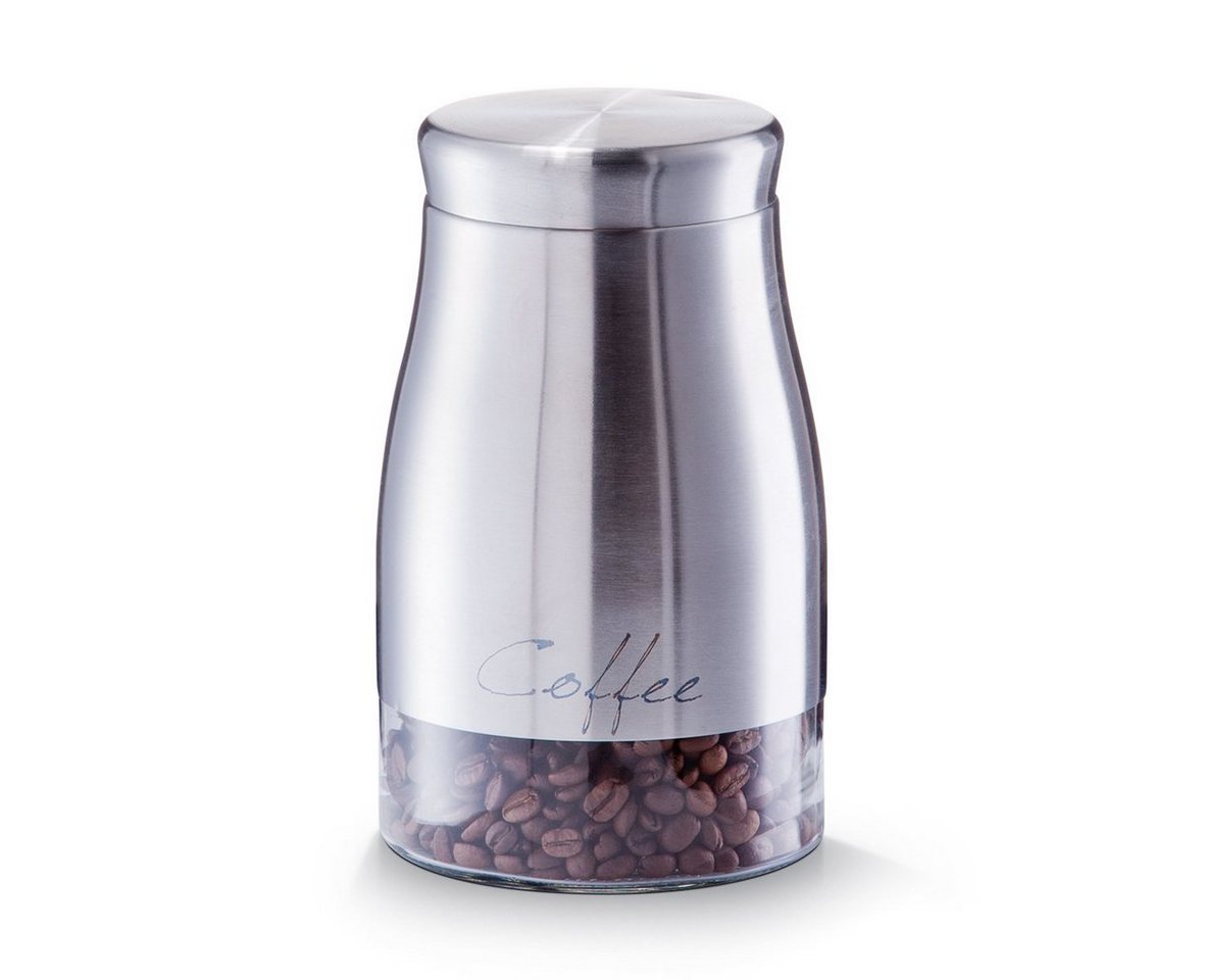 Zeller Present Vorratsglas Vorratsglas "Coffee, Glas/Edelstahl 201, 1300 ml, Edelstahl, silber, Ø11,5 x 19 cm Zeller Present Vorratsglas Vorratsglas "Coffee, Glas/Edelstahl 201, 1300 ml, Edelstahl, silber, Ø11,5 x 19 cm von Zeller Present
