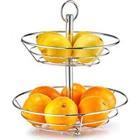 27302 Obst-Etagere, 2-lagig, Metall verchromt - Zeller 27302 Obst-Etagere, 2-lagig, Metall verchromt - Zeller von Zeller
