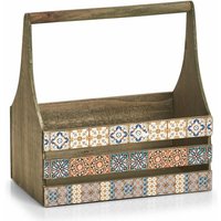 Zeller - Deko-Kiste für Kräuter, mosaic, 31 x 19 x 32 cm von Zeller