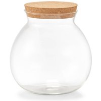 Glasgefäß mit Korkdeckel, 1700 ml von Zeller