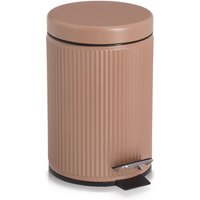 Mülleimer aus Metall für das Badezimmer brass tone, 3 l von Zeller