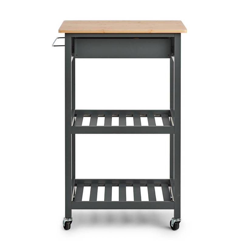home24 Servierwagen Addison 58 x 93 x 40cm Grau von home24