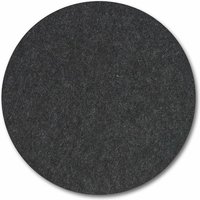 Tischset aus Filz, Ø 38 cm, dunkelgrau, ZELLER - ZELLER von Zeller