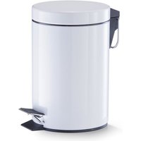 Treteimer, 3 Liter, Metall, ca. 17 x17 x 27 cm, weiß - Zeller Treteimer, 3 Liter, Metall, ca. 17 x17 x 27 cm, weiß - Zeller von Zeller