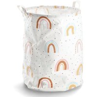 Wäschekorb RAINBOW, aus Leinwand, Ø 38 x 48 cm von Zeller