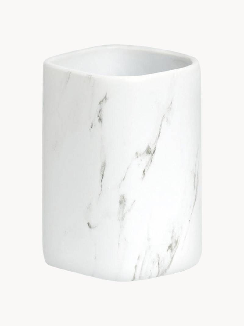 Zahnputzbecher Marble aus Keramik von Zeller