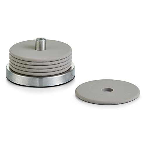 Zeller 27223 Glasuntersetzer-Set, 7-teilig, Edelstahl/Silikon, grau, 1 - Pack Zeller 27223 Glasuntersetzer-Set, 7-teilig, Edelstahl/Silikon, grau, 1 - Pack von ZELLER PRESENT SCHÖNER LEBEN. PRAKTISCH WOHNEN.