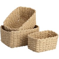 Zeller Aufbewahrungskorb-Set natur Papiergeflecht von Zeller