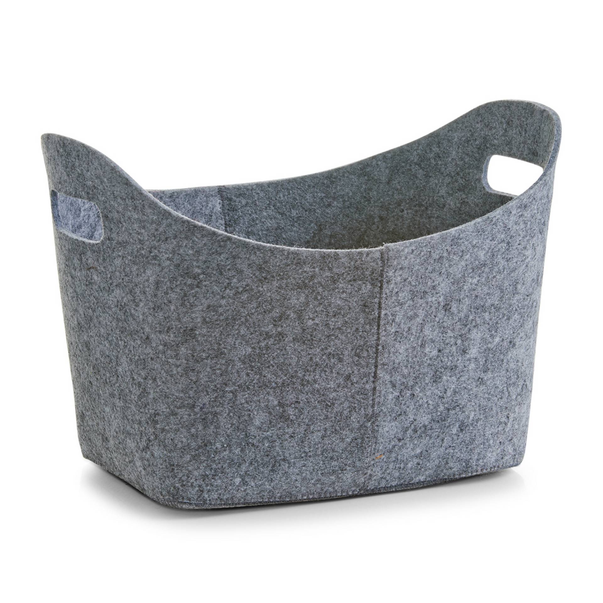 Zeller Aufbewahrungskorb grau 28 x 25 x 37 cm Zeller Aufbewahrungskorb grau 28 x 25 x 37 cm von Zeller