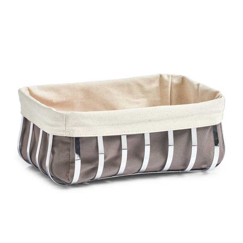 Zeller Brotkorb grau 32,5 x 13 x 24 cm von Zeller