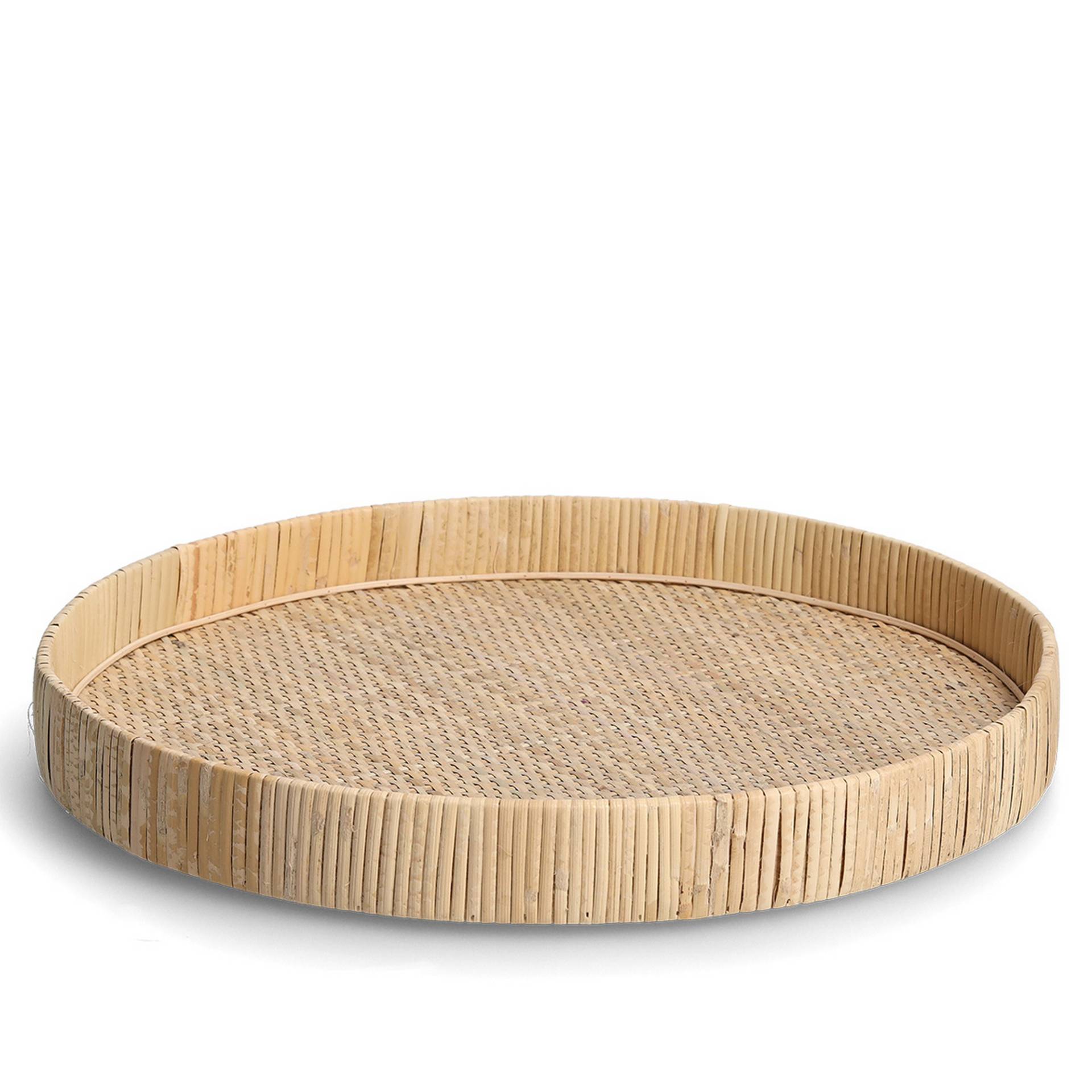 Zeller Dekotablett 'Nature' Rattan Ø 40 cm von Zeller