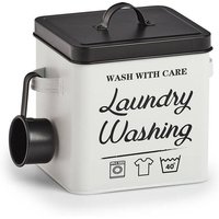 Dose für Waschpulver laundry, mit Messbecher und Deckel von Zeller