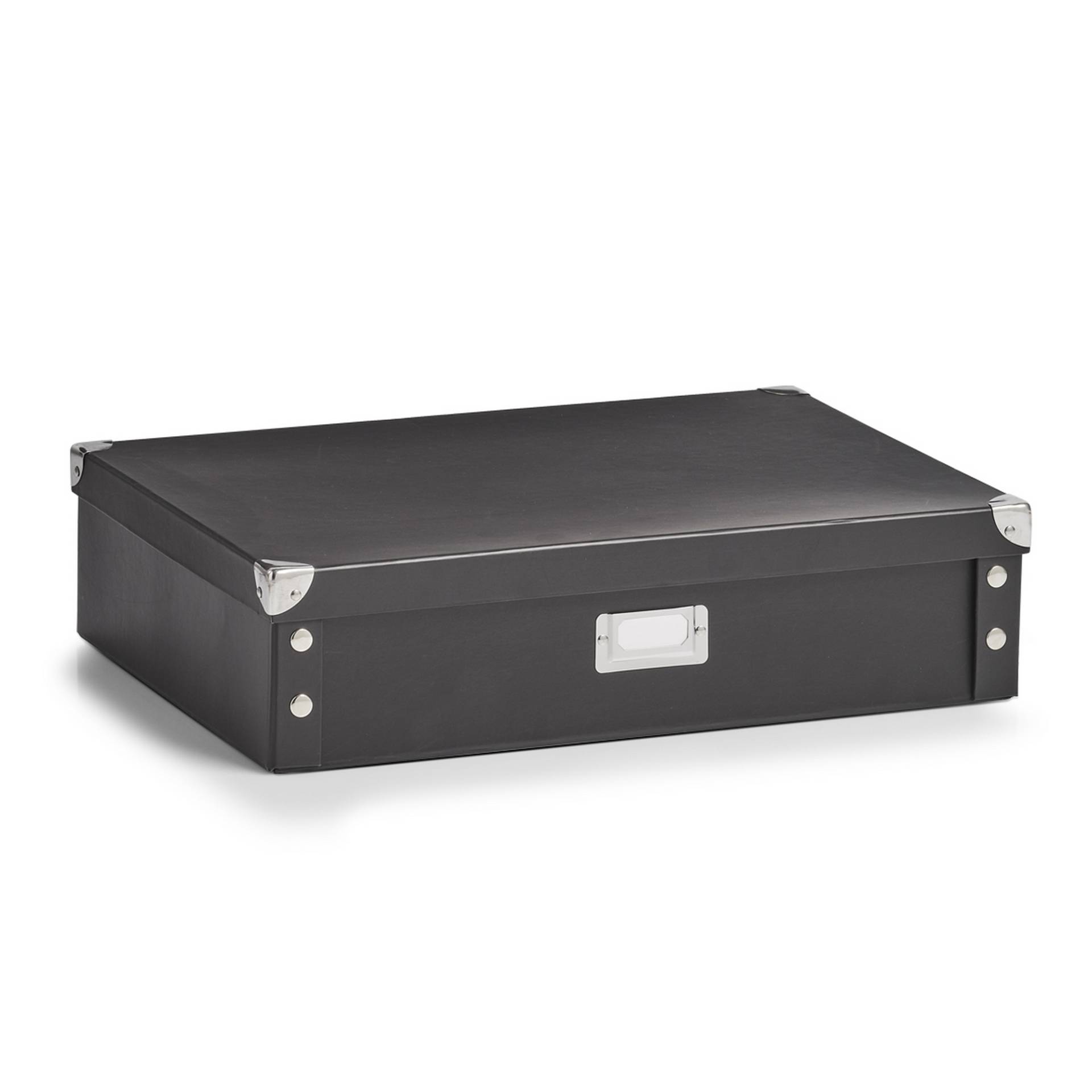 Zeller Krawatten- und Gürtelbox schwarz 44,5 x 11 x 31,5 cm Zeller Krawatten- und Gürtelbox schwarz 44,5 x 11 x 31,5 cm von Zeller