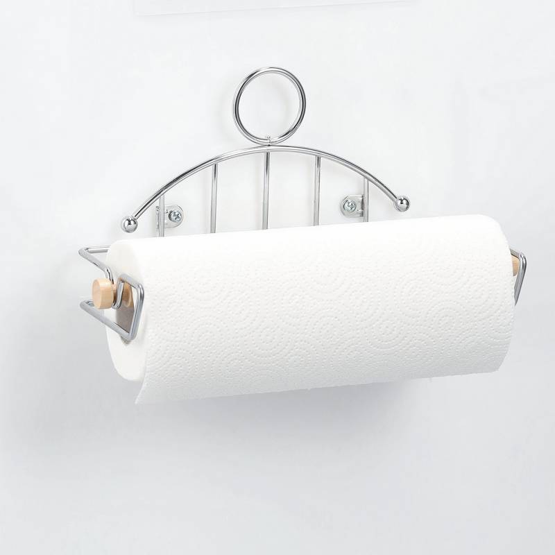 Zeller Küchenrollenhalter silberfarben 30 x 16 x 13 cm Zeller Küchenrollenhalter silberfarben 30 x 16 x 13 cm von Zeller