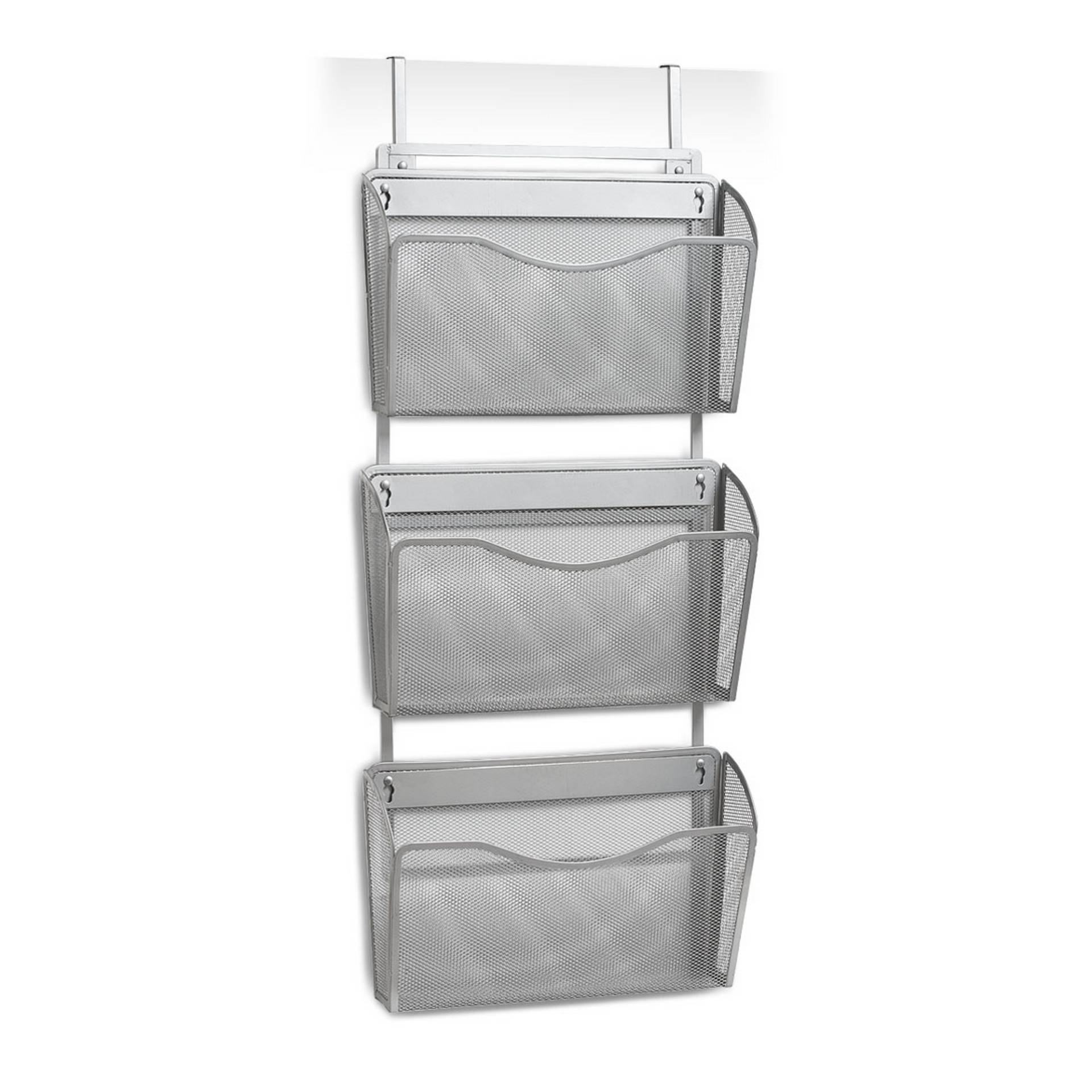 Zeller Magazinhalter silberfarben 9 x 85,5 x 35,5 cm Zeller Magazinhalter silberfarben 9 x 85,5 x 35,5 cm von Zeller