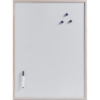 Zeller - Magnettafel memo + Marker und 3 Magnete, weiß, 80 x 60 cm von Zeller