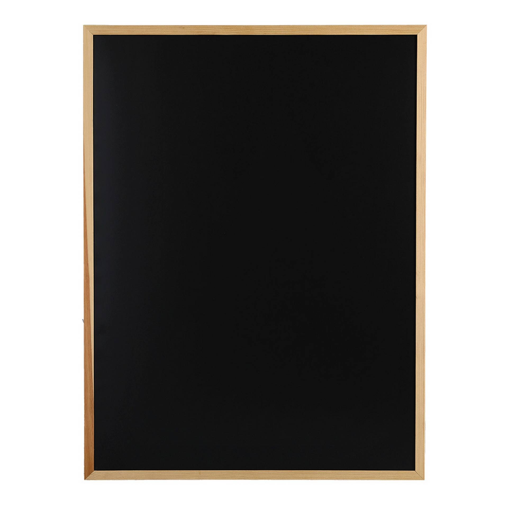 Zeller Magnettafel schwarz/naturfarben 80 x 60 x 1,3 cm von Zeller