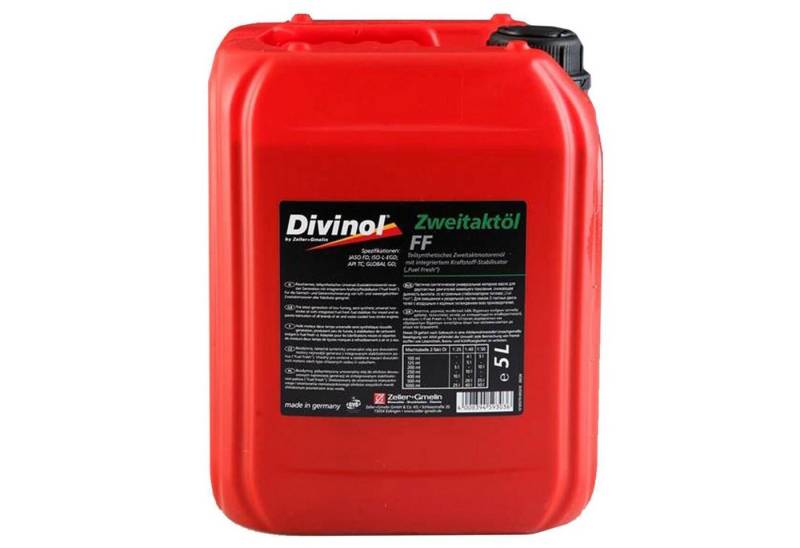 Zeller Multifunktionsöl Divinol 26150 Zweitaktöl FF 1x5 Liter 2-Taktöl teilsynthetisch 2T Misc, 5000 ml von Zeller