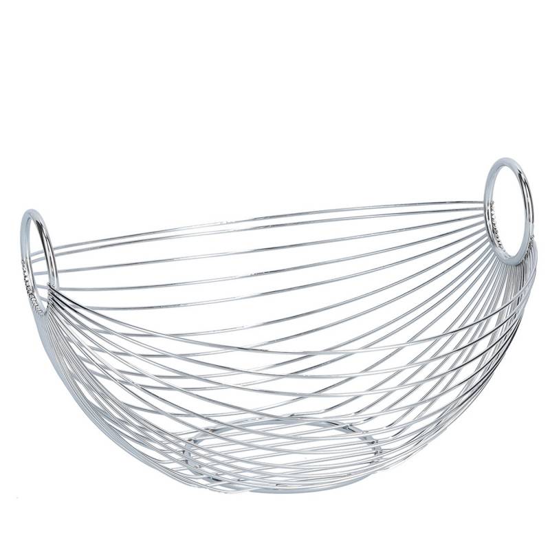 Zeller Obstkorb silberfarben 26 x 16 x 27,5 cm Zeller Obstkorb silberfarben 26 x 16 x 27,5 cm von Zeller