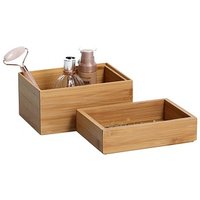 Zeller Aufbewahrungsboxen-Set braun Zeller Aufbewahrungsboxen-Set braun von Zeller