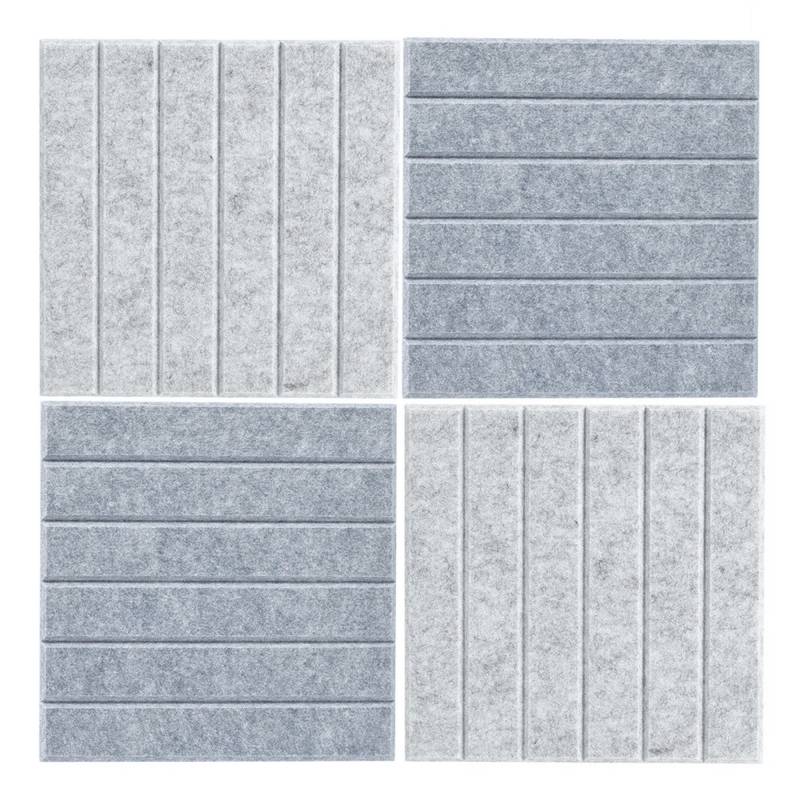 Zeller Pinboard hellgrau/dunkelgrau 30 x 30 x 0,9 cm von Zeller