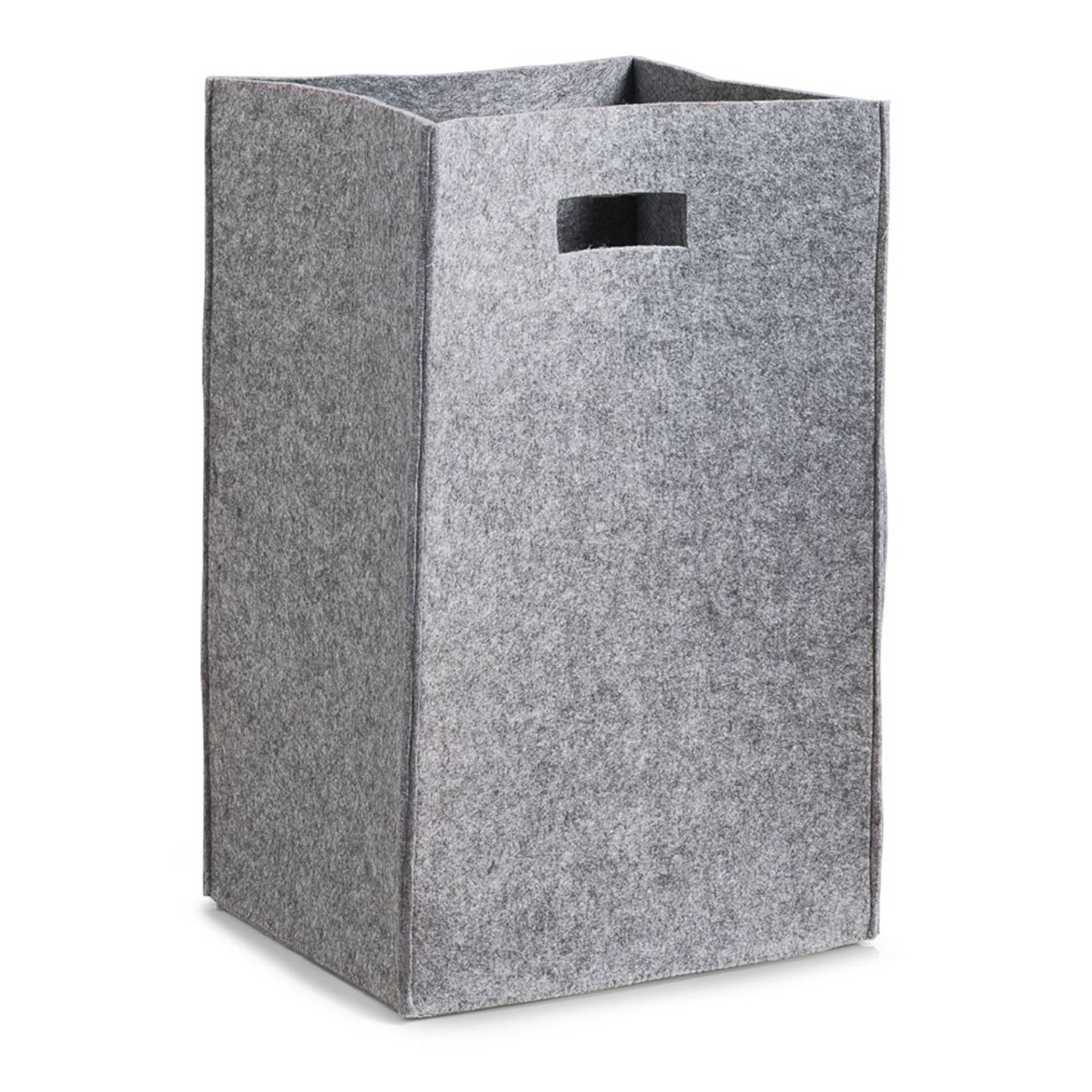 Zeller Wäschesammler grau 30 x 55 x 35 cm Zeller Wäschesammler grau 30 x 55 x 35 cm von Zeller
