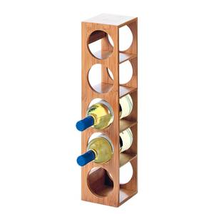 home24 Weinregal Pinamar II Massivholz Bambus, geölt Braun 14 x 53 x 13cm von home24