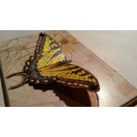 3D Schmetterling Kühlschrankmagnet Handgefertigtes Eichenholz Mit Gerostetem Draht von ZellnerPrimitives