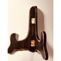 Handgefertigte Schwarze Holz Display Ständer Platten, Fliesen & Foto Halter von ZellnerPrimitives