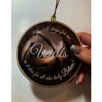 Polar Express Weihnachtsschmuck/Andenken Sonderanfertigung Personalisiert Weihnachtsdeko Ornament Mit Name Geschenke Baby Und Kinder von ZellnerPrimitives
